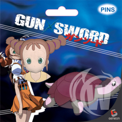 Gun Sword PVC Pin Set